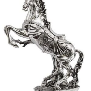 1128- Silver Horse christmas balls - Avery Furnishings