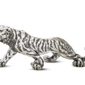 1086-Silver Plated Tiger gold ornaments - Avery Furnishings