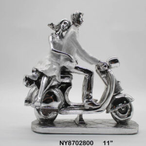 11ƒ?? Couple on Motorbike christmas tree topper - Avery Furnishings