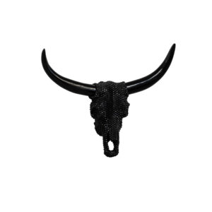 20ƒ?? Black Bull Head personalized christmas ornaments - Avery Furnishings