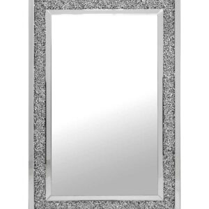 '-80X120cm(Crushed Diamond) scandi wall mirror - Avery Furnishings